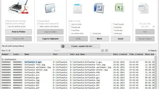 Directory List & Print screenshot