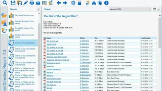 Directory Report screenshot