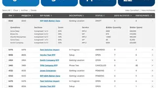 DirectRFP screenshot