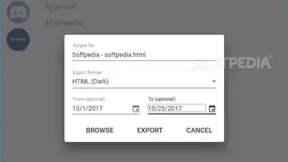 Discord Chat Exporter screenshot