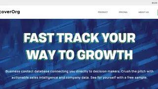 DiscoverOrg screenshot