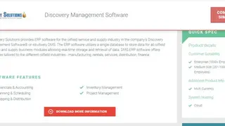 Discovery Management Software screenshot