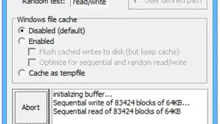 Disk Throughput Tester screenshot
