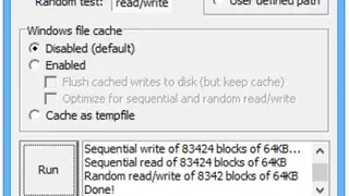 Disk Throughput Tester screenshot