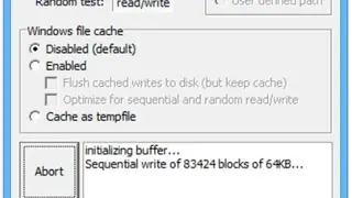 Disk Throughput Tester screenshot