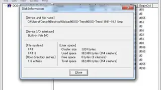 DiskExplorer – Floppy disk image editor screenshot