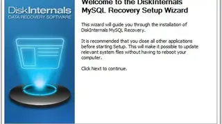 DiskInternals MySQL Recovery screenshot