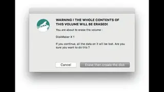 DiskMaker X screenshot