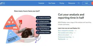 Displayr screenshot