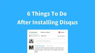 Disqus screenshot