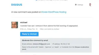 Disqus screenshot