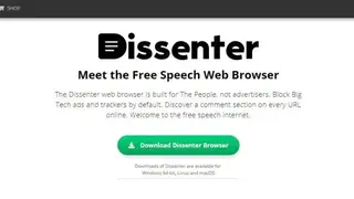 Dissenter Browser screenshot