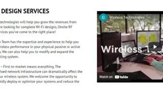 Diversified Wireless Design screenshot
