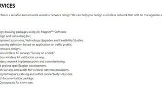 Diversified Wireless Design screenshot