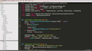Django screenshot