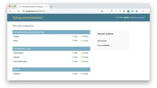 Django screenshot