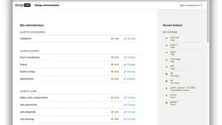 django CMS screenshot