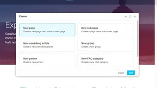 django CMS screenshot