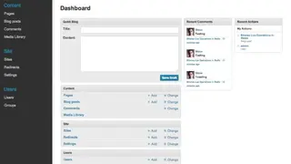 django CMS screenshot