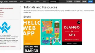 Django REST screenshot