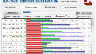 DNS Benchmark screenshot