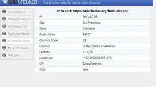 DNS Checker screenshot