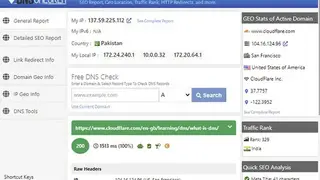 DNS Checker Tool screenshot