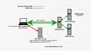 DNS leak test screenshot