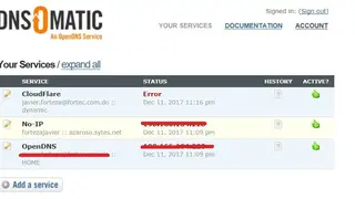 DNS-O-Matic screenshot