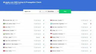 DNS Propagation Check screenshot