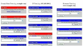 DNSStuff screenshot