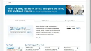 DNSStuff screenshot