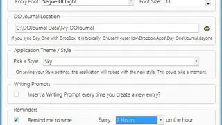 DO Journal screenshot