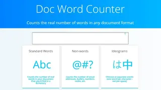 Doc Word Counter screenshot