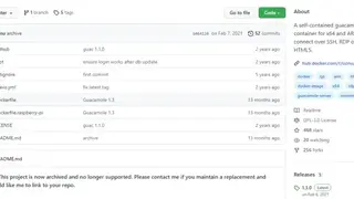 Docker-guacamole screenshot