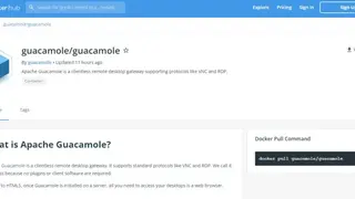 Docker-guacamole screenshot
