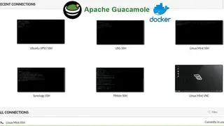 Docker-guacamole screenshot