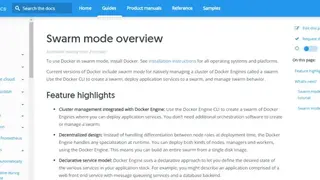 Docker Swarm screenshot