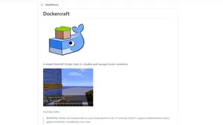 Dockercraft screenshot