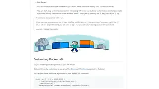 Dockercraft screenshot