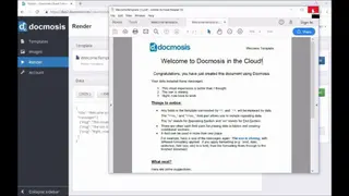 Docmosis screenshot
