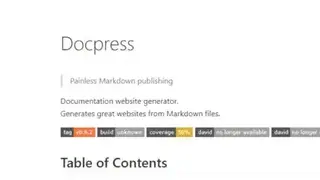Docpress screenshot