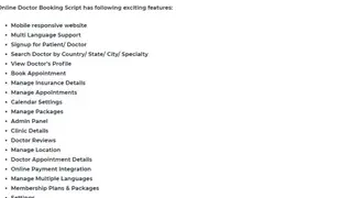 Doctor Appointment Booking Script screenshot