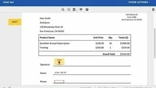 DocuSign screenshot