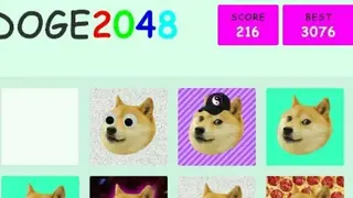 Doge 2048 screenshot