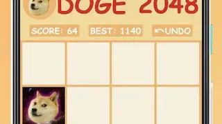 Doge 2048 screenshot