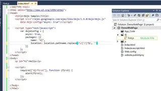 Dojo Toolkit screenshot