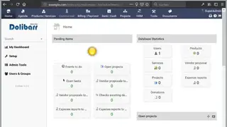 Dolibarr screenshot