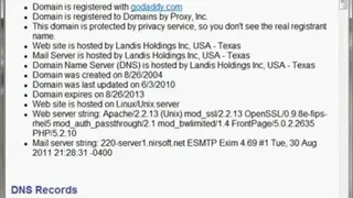DomainHostingView screenshot