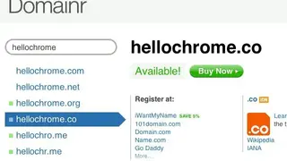Domainr screenshot